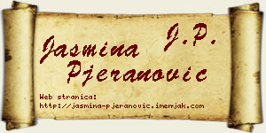 Jasmina Pjeranović vizit kartica
